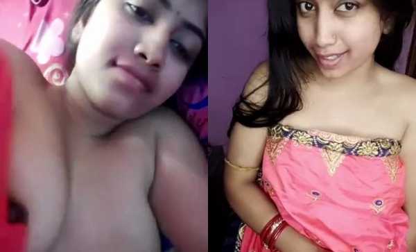 Desi Bhabhi showing her boobs in front of hubby